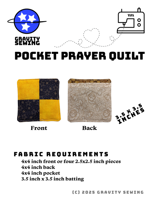 Pocket Prayer Quilt Pattern (pdf)